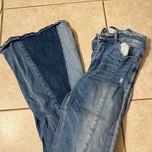 Women's Two-Tone Blue Jeans
